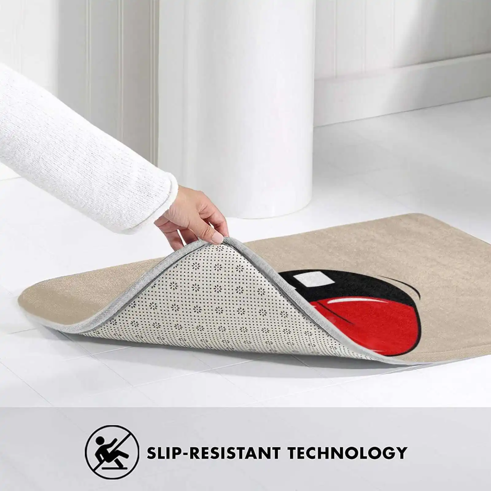 Мультяшные смеющиеся 3D товары для дома коврик ковер подушка комикс закрывает рот