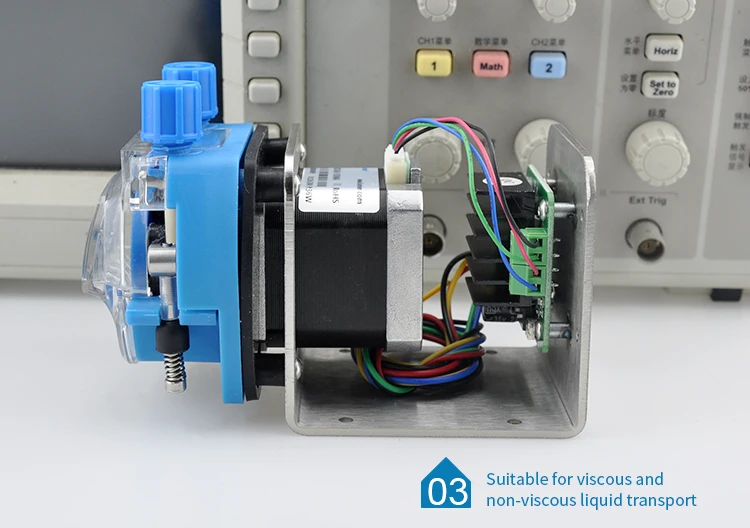 Kamoer KCM-ODM 12 V/24 V Мини Насадка На шланговый насос с трубкой Небольшой Поток шагового двигателя(13,5~ 320 мл/мин., 4/8 роторов