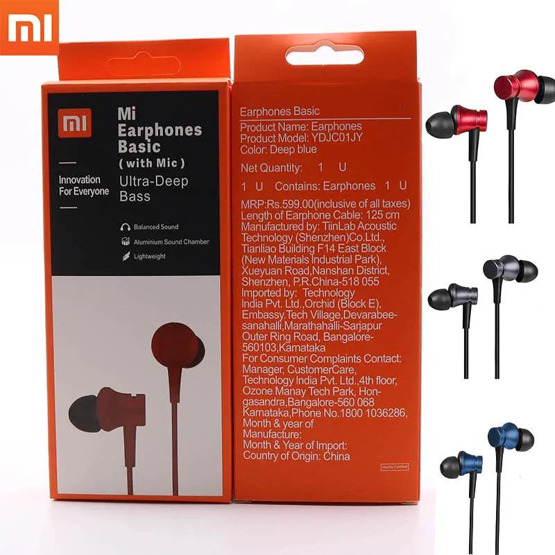 Новый пакет Xiaomi Piston 3 наушники Mi Fresh 5 мм с микрофоном для Redmi 8a K20 K30 Pro Note 8 8pro Samsung