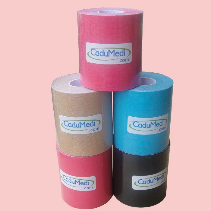 

1 шт. 7,5 см * 5 м натуральная паста для мышц спортивная лента для физиотерапии цвета ленты, эффект ткани повязки самоклеющиеся для коаксиального кабеля f