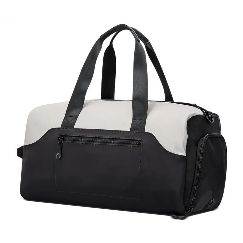

7703Hot Waterproof Nylon Travel Handbag Men Fashion Carry OnWeekend Bags Vintage casual Duffel Shoulder Bags women Overnight Bag