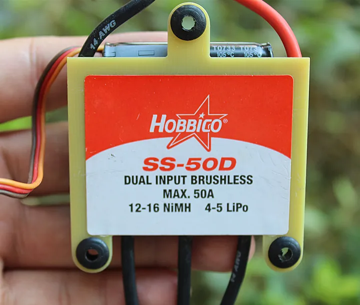 Высококачественный флуоресцентный двигатель Hobbico 50A ESC + Полетный контроллер Futaba