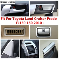 head light armrest box button dashboard front panel cover trim accessories for toyota land cruiser prado fj150 150 2010 2020