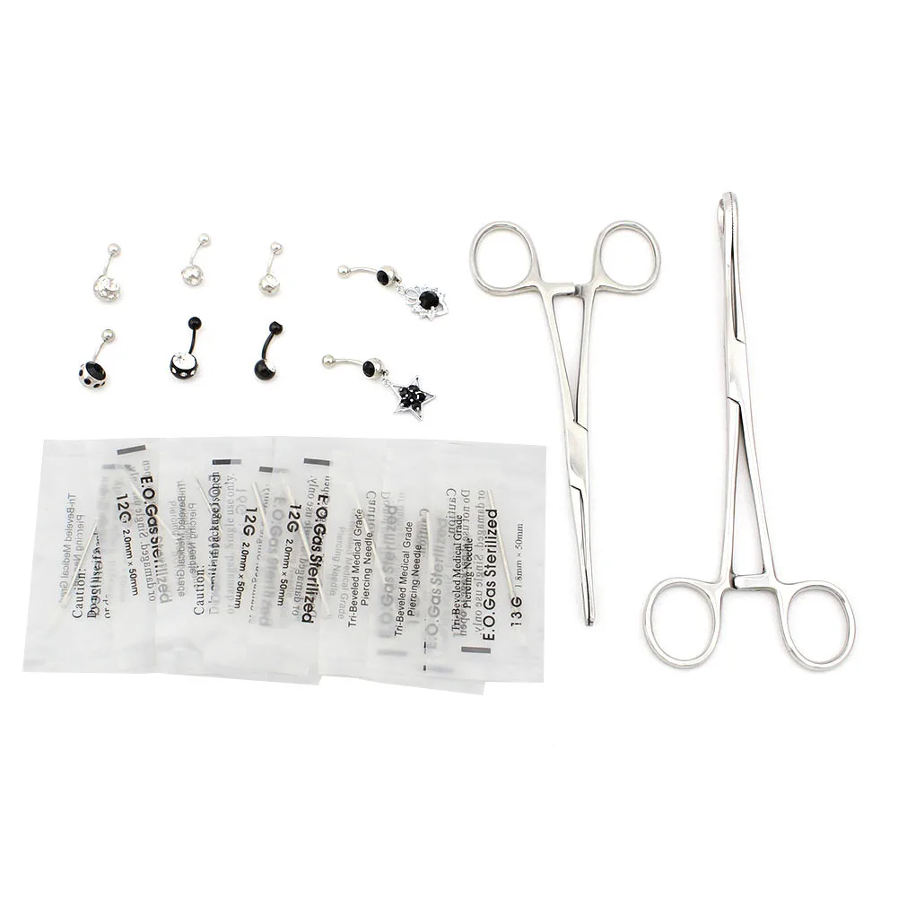 

Stainless Steel Opening Pliers Body Ear Lip Navel Piercing Rings Needles Tools