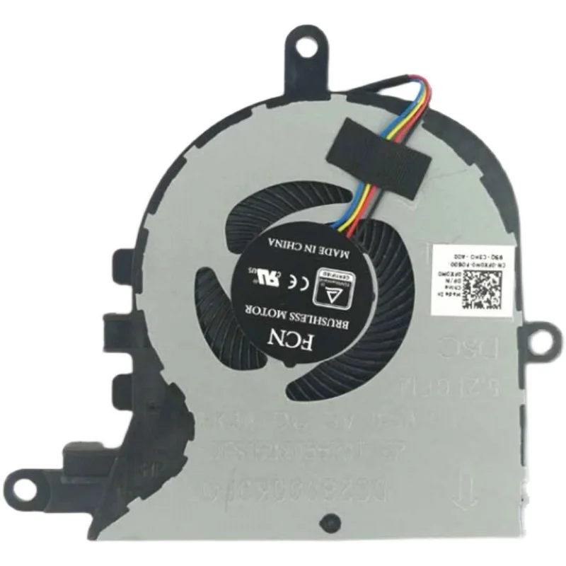 

Новый вентилятор охлаждения ЦП для Dell Inspiron 15-5570 15-5575 5593 17-3780 Vostro 3580 3581 P75F DFS1503055P0T FK3A 0FX0M0 A радиатор