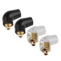 5pairs mmcx earphone pins adapters for er4 sr er4sr er4xr se315 se535 ue900 audio connector gold plug male diy jack hifi
