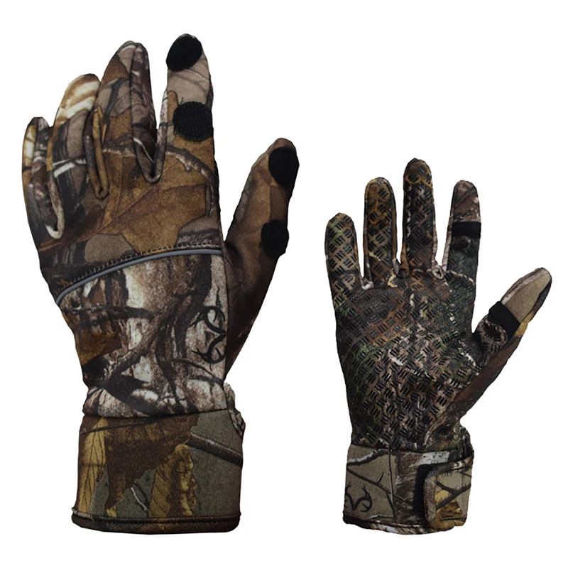 Спортивные камуфляжные лыжные перчатки для взрослых зимние теплые