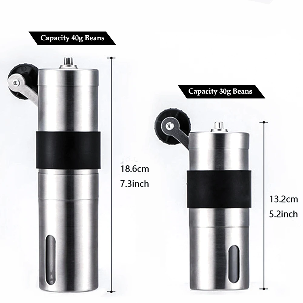 Ручная кофемолка HIKUUI 30/40 г моющаяся керамическая сердцевина домашняя кухонная