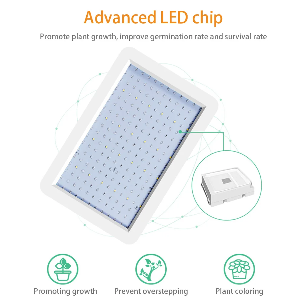 

2000W Waterproof LED Grow Light Full Spectrum Phyto Lamp Greenhouse Hydroponic Plant Growth Lighting For Indoor Plant