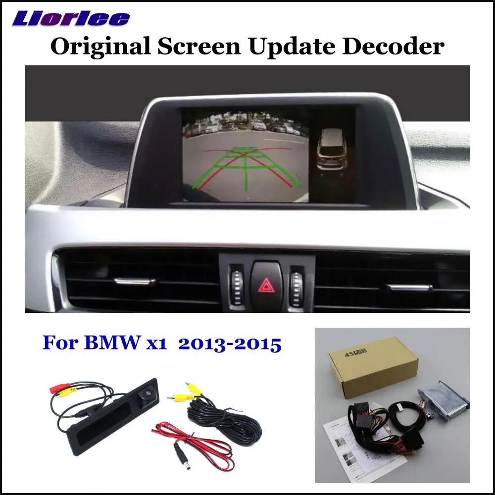 

For BMW X1 Series E84 F48 CIC NTB EVO System Car Rear View Backup Reverse Parking Camera Update Decoder Full HD CCD Accesories