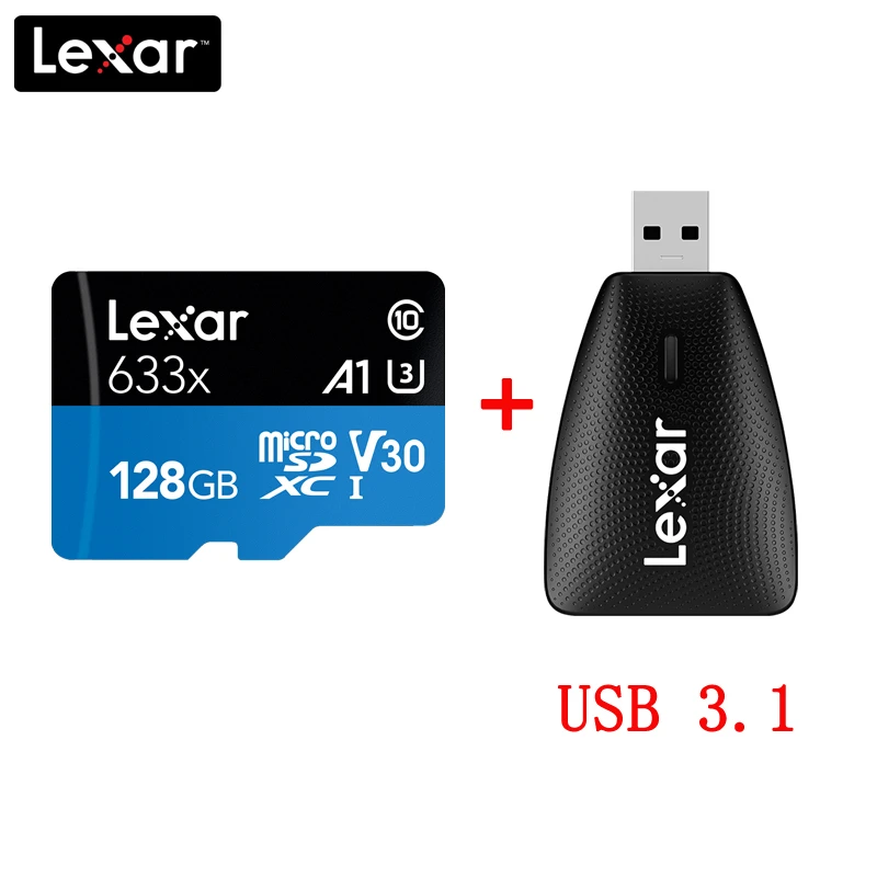 Карта памяти Micro SD Lexar 100% x 1 ТБ 633 ГБ до 95 м/с класс 10 256 оригинал | Компьютеры и офис