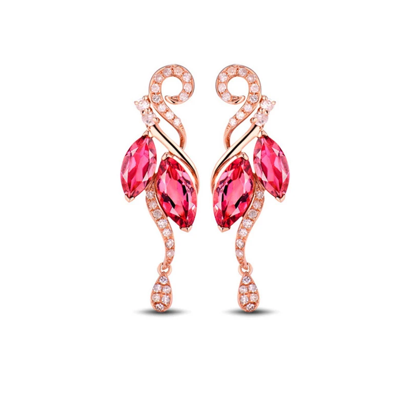 Новое поступление кубический цирконий розовое золото богемные ювелирные