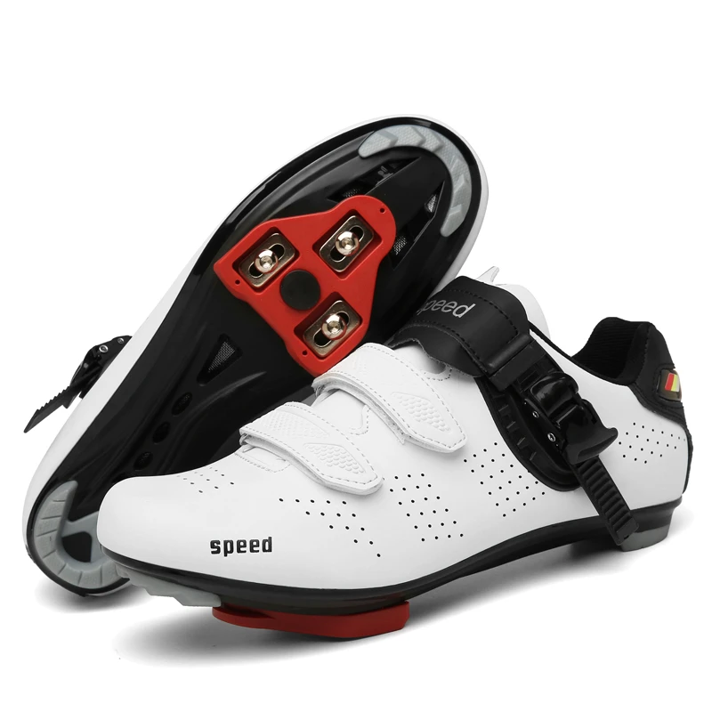 

Men Racing Road Bike Cycling Shoes MTB Flat SPD Pedal Flat Cleat Shoes Outdoor Professinal Self-Locking Bicycle Sneakers Unisex