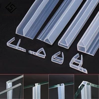 2 meter widened fhu shape silicone rubber shower room door window glass seal strip weatherstrip for 681012 mm glass