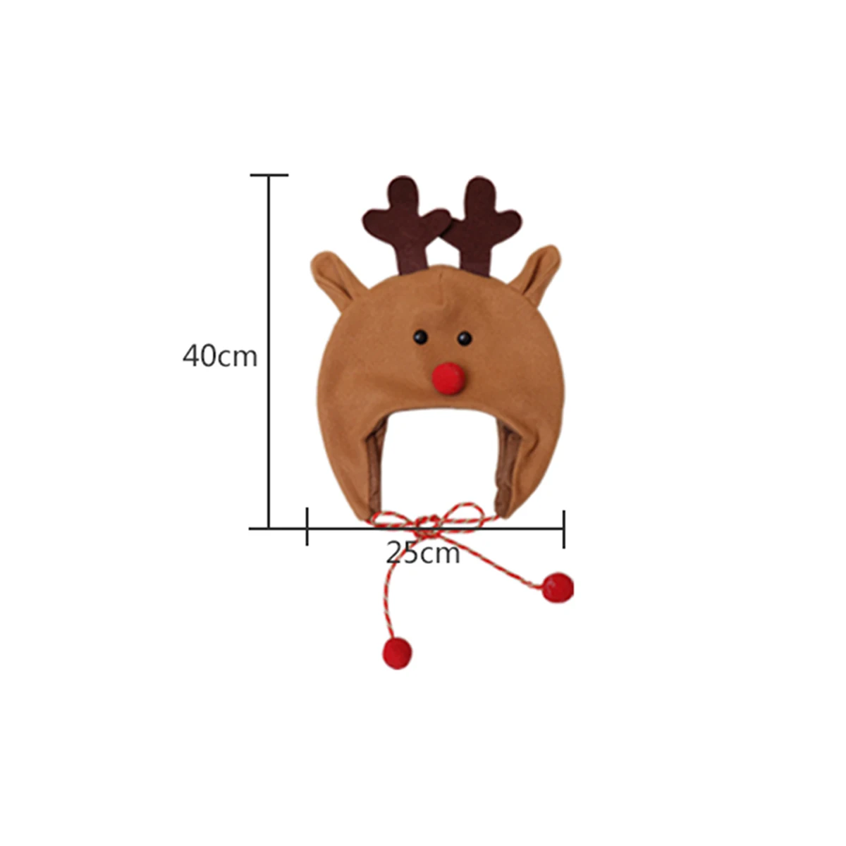 

Emmababy 2020 Toddler Baby Christmas Hat Cute Santa Reindeer Snowman Winter Warm Beanie Cap with Earflap for Boys and Girls