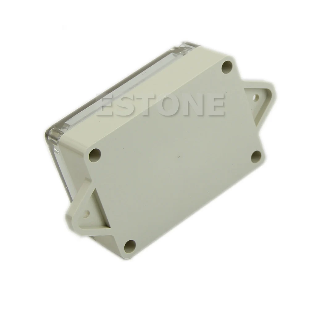 

W3JA Plastic Waterproof Cover Clear Electronic Project Box Enclosure Case 85*58*33MM