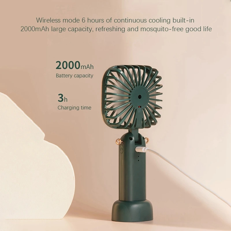 

TX6 Handheld Fan, USB Charging Mini Foldable Fan for Outdoor, Office