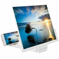 14 inch 3d screen amplifier mobile phone screen video magnifier for smartphone enlarged screen phone stand bracket