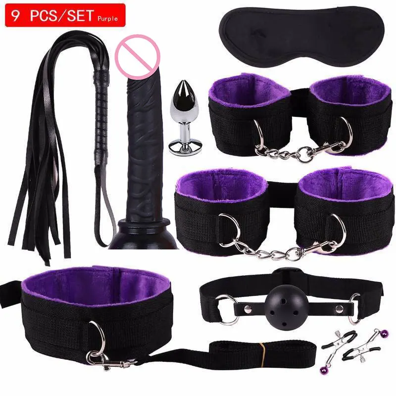 11 шт./компл. секс игрушки для взрослых бондаж игра эротическое белье БДСМ