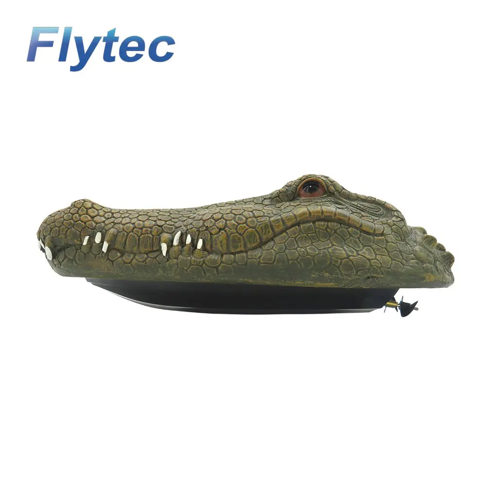 Flytec RC Поддельные Крокодил дистанционного управления гоночная лодка Хэллоуин шалость производитель забавная Новинка Моделирование Электрический водонепроницаемый пародия игрушка