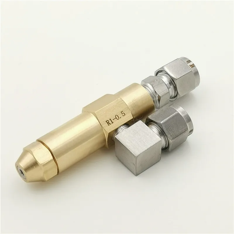 

Boiler Combustion Oil Jet Waste Oil Heater Parts Alcohol-Based Burner Nozzle Brass Gas Water Two Fluid Sprayer