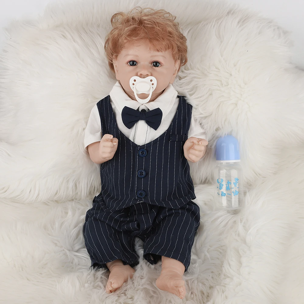 ACCOM виниловый Реборн детская игрушка Реалистичная для детей 12 дюймов живая