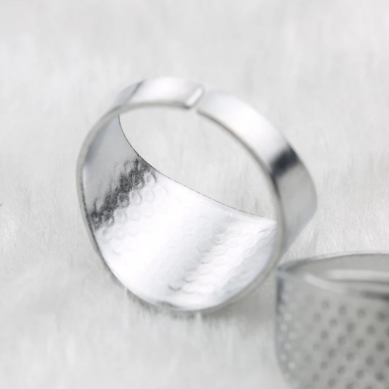 3 шт. бытовые швейные инструменты DIY серебряное кольцо наперстки защита для