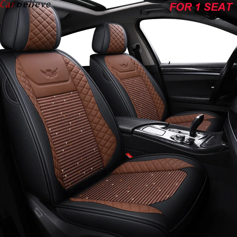 1 шт. кожаный чехол автокресла для honda freed поток accord crv 2018 civic 2006 2011 Город 2010 подходит