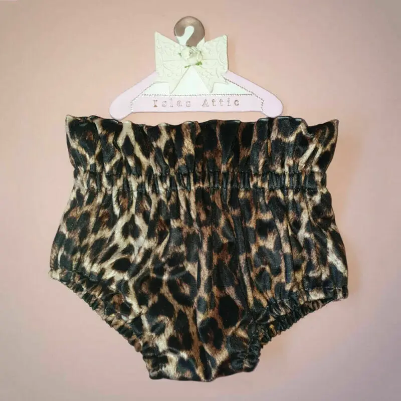 Autumn Newborn Baby Girl Clothes Lace Knitted Romper Leopard Shorts Pants Outfit | Мать и ребенок