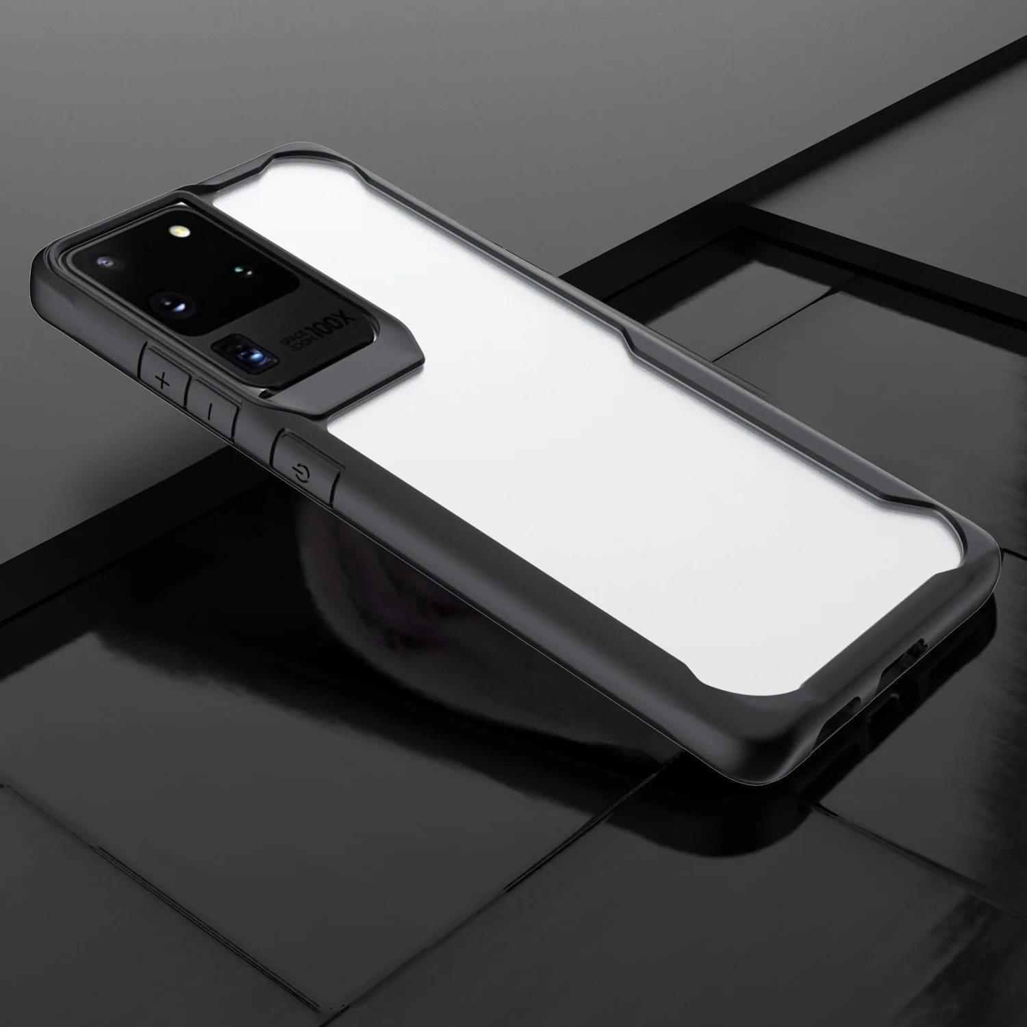 

Samsung S21 Ultra phone case anti-fall Samsung s21plus protective case S21 silicone transparent anti-fall soft through