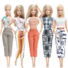 5 комплектовОдежда для куклы Lol, полосатая повседневная спортивная одежда, топы, рубашка, блузка, брюки, одежда для Барби