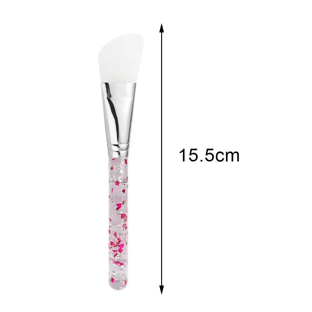

1Pcs DIY Makeup Brushes Acrylic Crystal Handle Silicone Foundation Brush Brush Styles Cosmetic Tools Mask Face I5I9