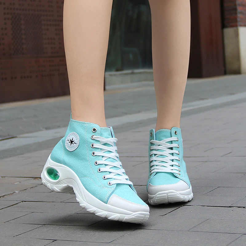 

Ladies Canvas Shoes High Top Sports Shoes Casual Shoes Vulcanized Shoes Running Shoes Training Shoes Trendy Shoes