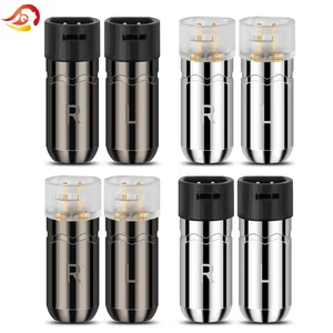 QYFANG Алюминий сплав штекер аудио разъем для наушников 2 Pin стерео провод разъема металлический Адаптер для IE8 IE80 IE81 серии Наушники Hi-Fi