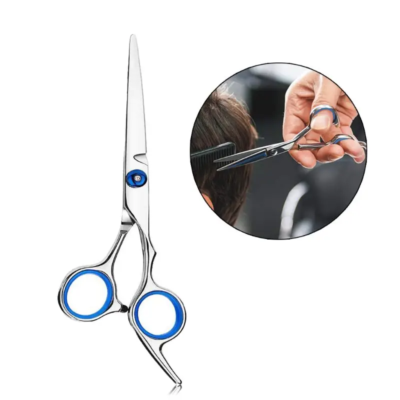 

10pcs Hair Scissor 6 Inch Barber Hairdressing Cutting Professional Shear Stainless Steel Thinning Scissor Barbershop Sal G99E