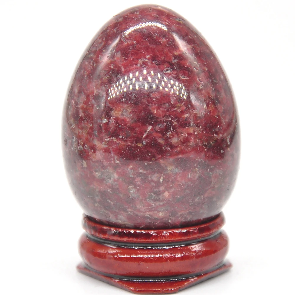 34x45 мм красная яшма пятна яйцевидной формы камень Исцеление натуральных