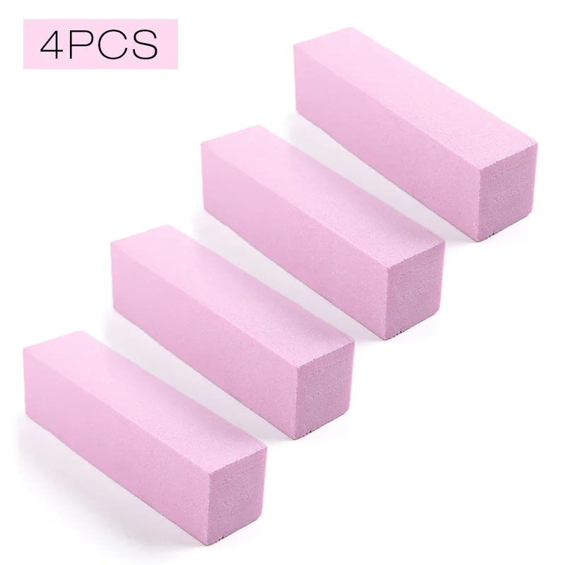 RISALIND 4 шт./лот сделай сам дизайн ногтей буферный блок педикюр маникюр полировка