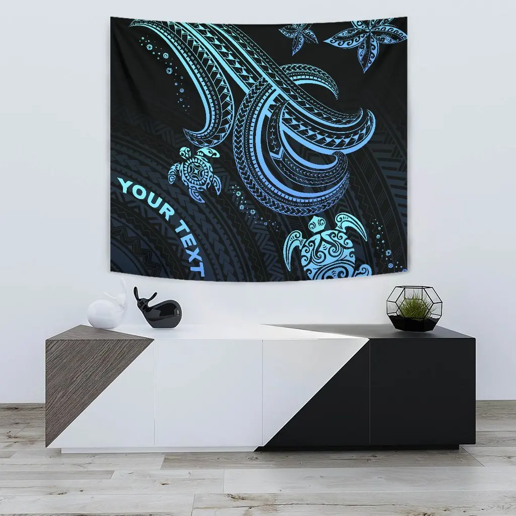 

Custom Name Polynesian Tapestry 3D Printed Tapestries Rectangular Home Decor Living Room DIY Wall Hanging