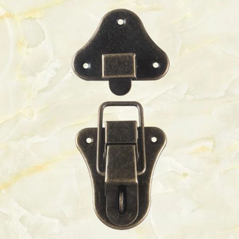 Винтажная блокировочная защелка в античном стиле железный ящик для ювелирных