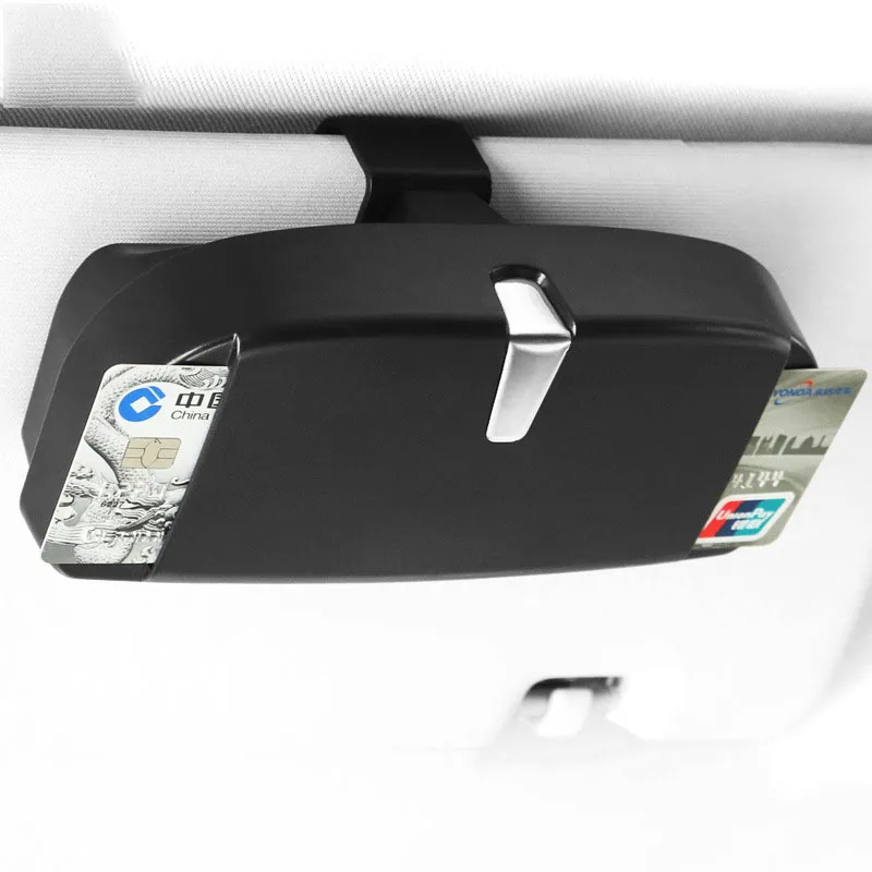 Чехол для автомобильных очков органайзер коробка зажим билетов карточек