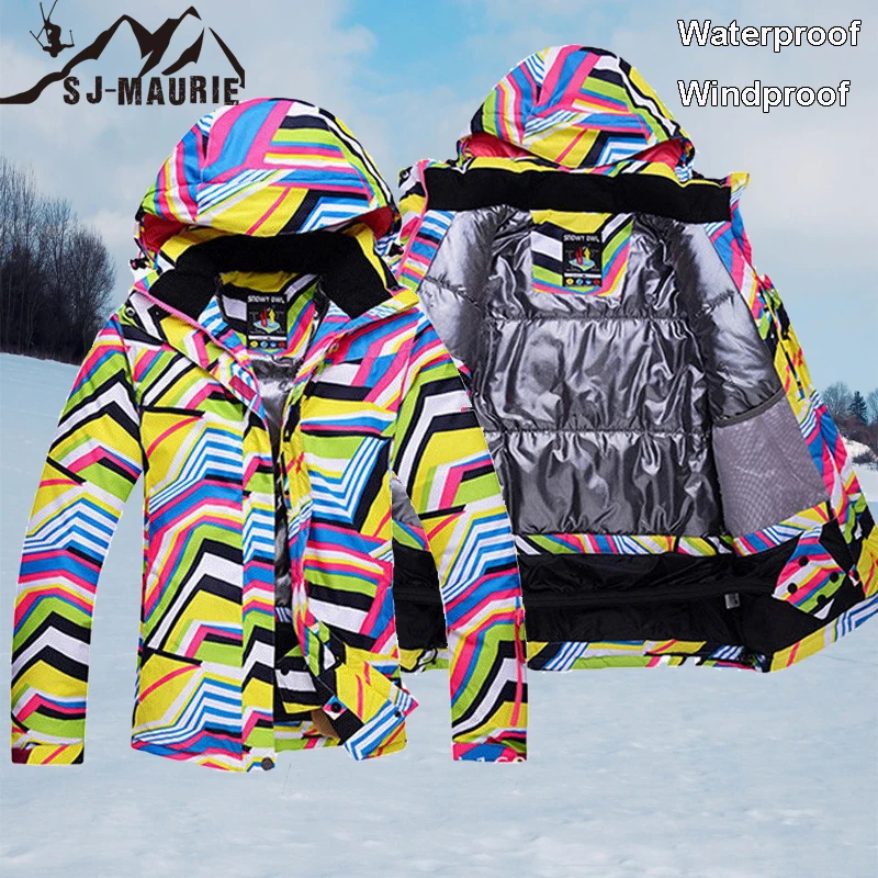 Женская водонепроницаемая лыжная куртка для сноуборда женская супер теплая