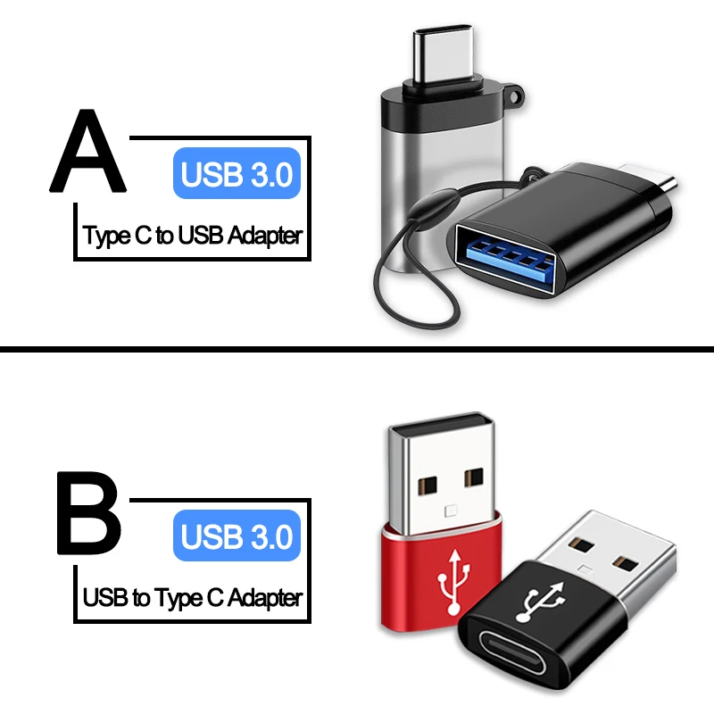 Адаптер USB OTG 3 0 Type C-USB мама | Мобильные телефоны и аксессуары