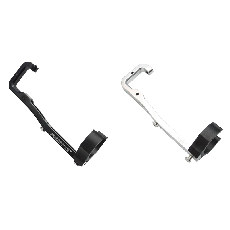 

ACEOFFIX 2 Pcs Folding Bicycle Bottle Cage Bike Water Bottle Holder Conversion Seat Black & Silver