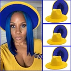 Модные двухцветные фетровые шляпы, новинка 2021, регулируемая шапка унисекс из шерсти и фетра, джазовая зимняя шапка с широкими полями, осенняя Ковбойская шапка