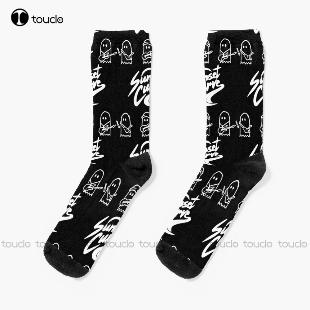 

Julie And Phantoms Ghosties(Sunset Curve) Socks Men'S Athletic Socks Personalized Custom Unisex Adult Teen Youth Socks Gift