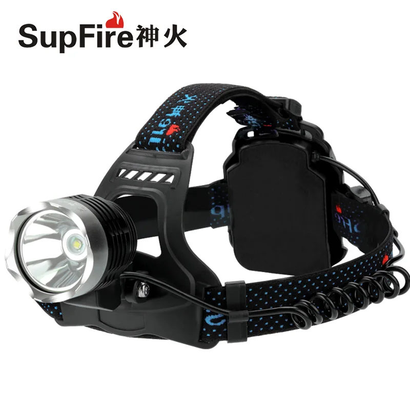 Supfire HL31 CREE XML-T6 налобный фонарь 900 Lms налобный фонарь перезаряжаемый батареей АА для рыбалки или кемпинга