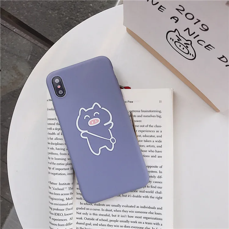 Милый мультяшный чехол для телефона для iPhone 6, 6 S, 7, 8 Plus, чехол, силиконовый мягкий карамельный чехол из ТПУ для iPhone X, XR, XS, MAX, 11 Pro MAX