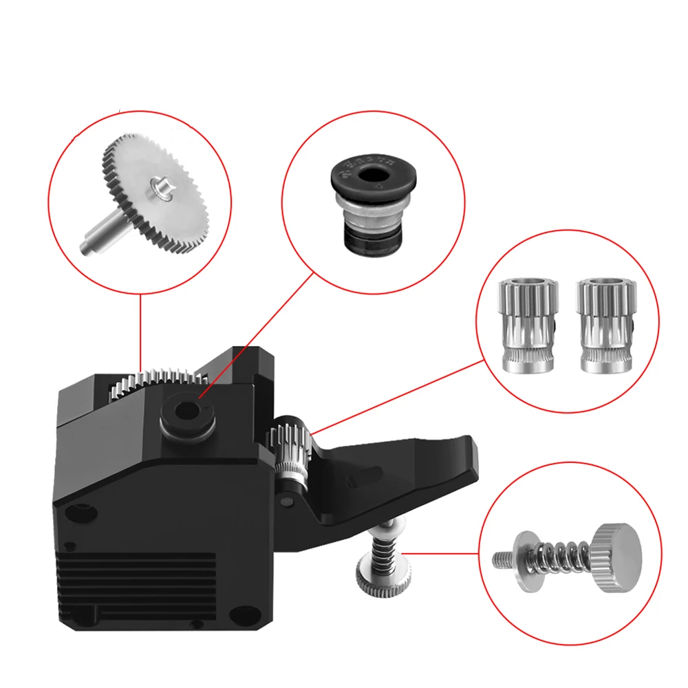 Цельнометаллический экструдер BMG с прямым клонированием Btech Bowden двойным приводом