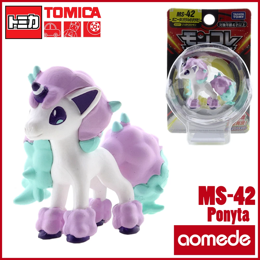

Takara Tomy Tomica Pokemon Pocket Monsters Moncolle MS-42 Ponyta 3-5cm Mini Resin Anime Figure Toys For Children Collectibles