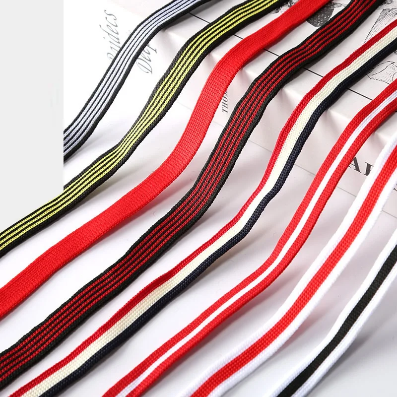 

10 ярдов, Лидер продаж, не растягивающаяся вязаная лента «сделай сам», аксессуары для одежды, брюки, боковое украшение для одежды, декоративные шнурки для ремня